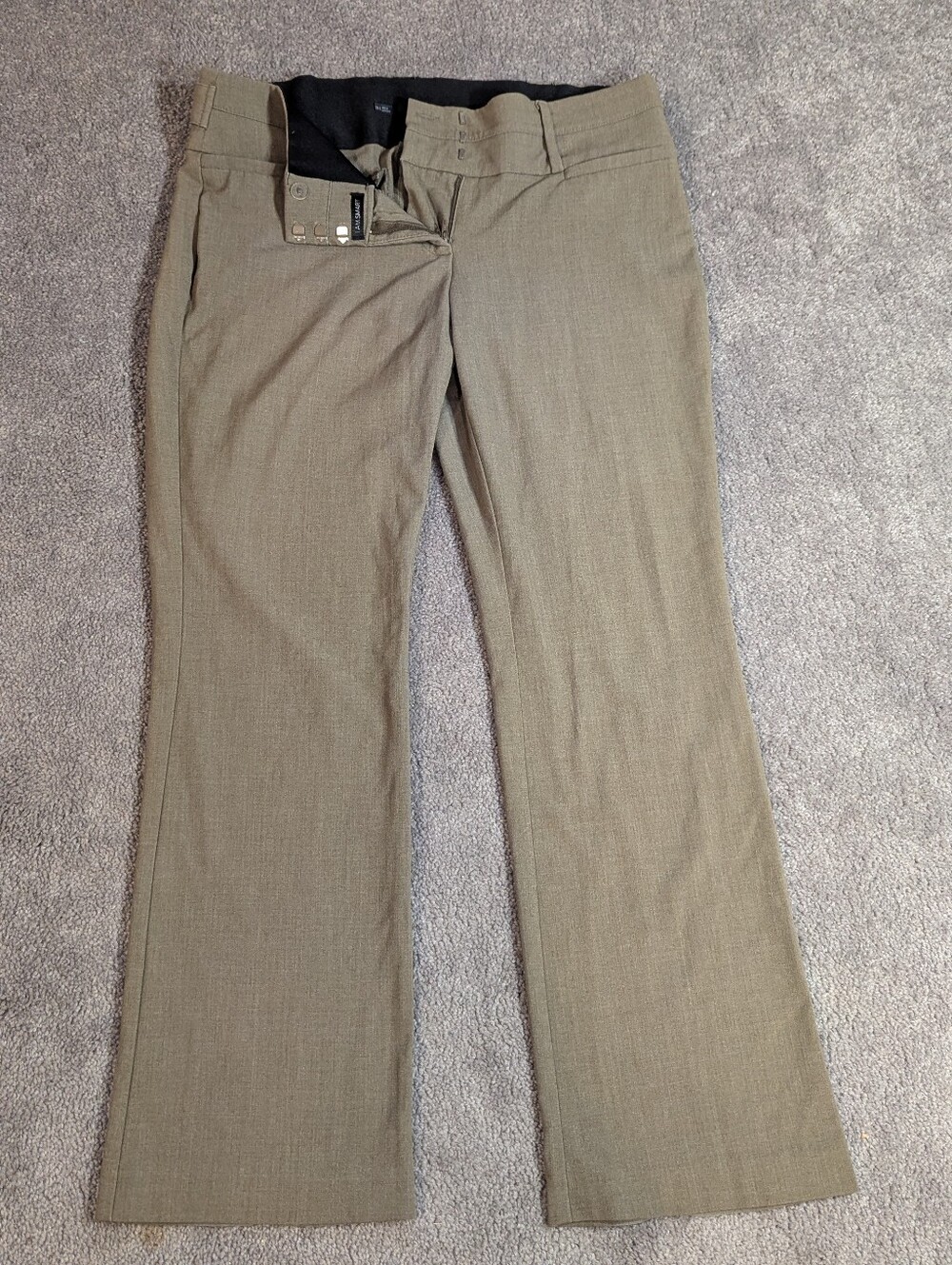 Maurices Women's 7/8 Short Dress Pants in Taupe/Khaki